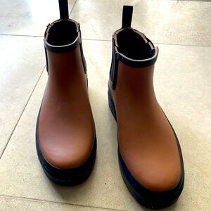 Women's Brown Winter Rain Boots